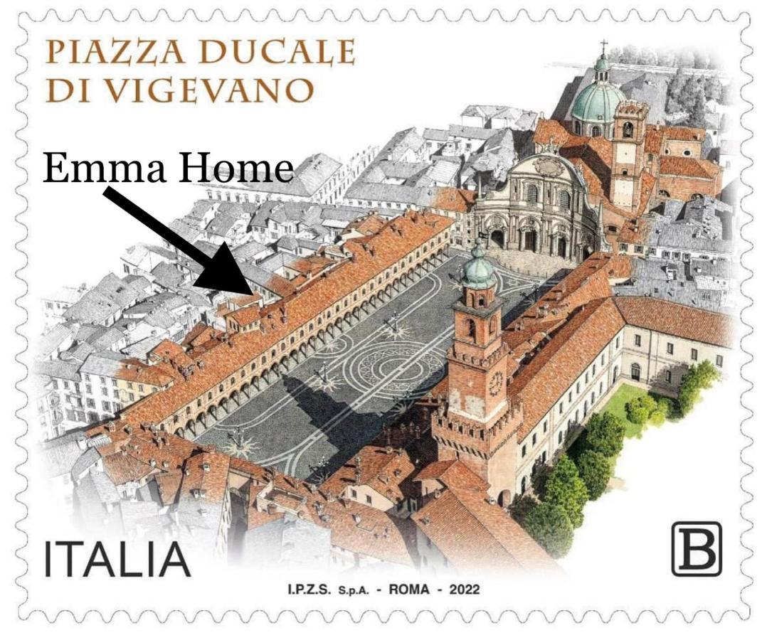 Emma Home Adiacente Alla Piazza Ducale Vigevano Eksteriør billede